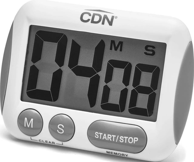 Main image of Extra-Big Digit Timer | Counts Up & Down, 100 Minutes by Minutes & Seconds, Extra-Large Digits, Loud Alarm, Stand, Hang, Magnet Mounting, Perfect for Batch Baking - TM15