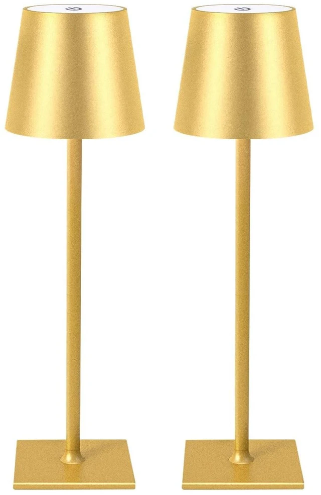 Main image of 2 Pack Cordless Table Lamps, 3 Colors Stepless Dimming, 5000mAh Rechargeable Battery LED Desk Lamp for Bedroom/Couple Dinner/Desk/Cafe/Dining Room/Terrace