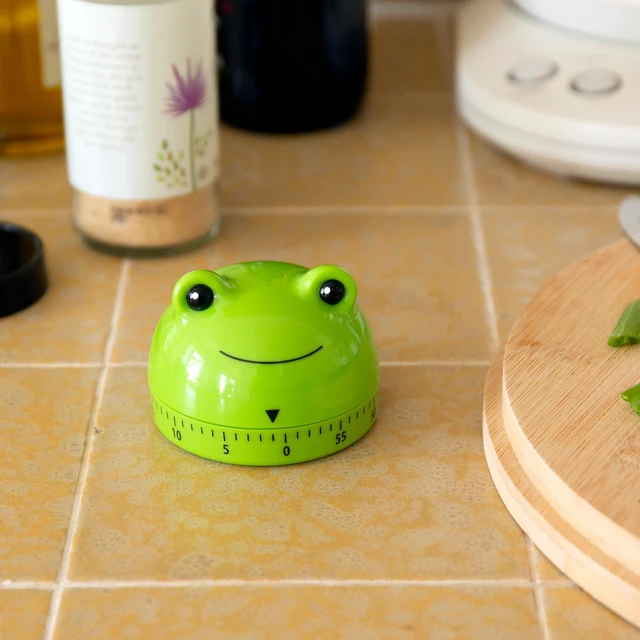 Alt view image 3 of 4 - Frog Timer Fun Gadget for Home & Kitchen 60 Minute Windup Timekeeper for Cooking