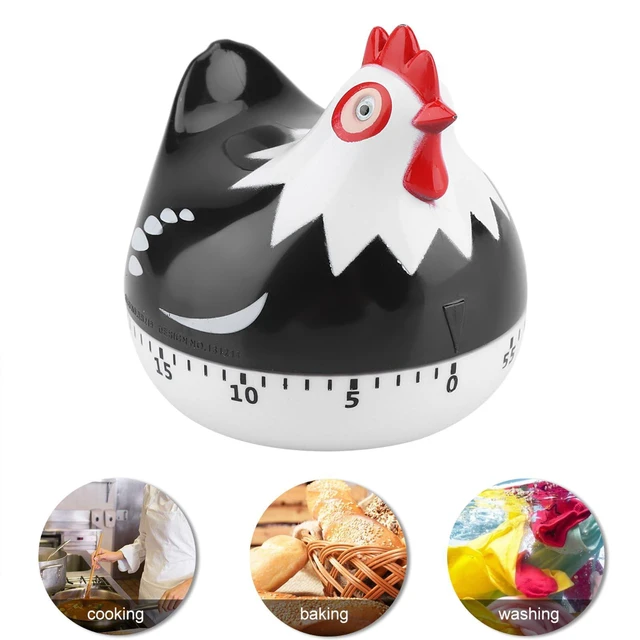 Alt view image 3 of 7 - Chicken Timer for Cooking Baking | Chicken Pattern Countdown Kitchen Timer Reminder, Cute Kitchen Time