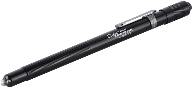 Main image of 65022 Stylus 2-Lumen Blue LED Penlight, Black | 2 lumens; runs on 3 AAAA alkaline batteries; multi-mode lighting; IPX-rated water resistant; impact-resistance tested