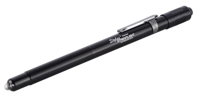Alt view image 3 of 3 - 65022 Stylus 2-Lumen Blue LED Penlight, Black | 2 lumens; runs on 3 AAAA alkaline batteries; multi-mode lighting; IPX-rated water resistant; impact-resistance tested
