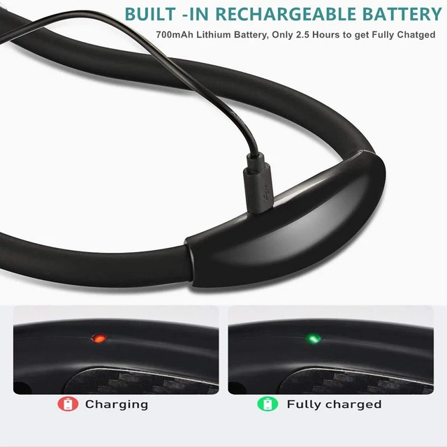 Alt view image 5 of 7 - Book Light, Rechargeable LED Hug light, Neck Hug Reading Lights for Bed Reading, Hands Free Flexible Arm, Soft Silicone Arms Comfortable Wear, Perfect for Bookworms Kids Crafts Knitting Travel, BBQ