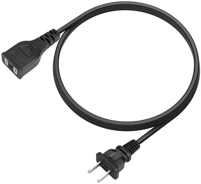 Main image of Jump Starter Power Cord for DXAEJ14 1400 Peak Amp, 2 Prong | Car Battery Charger Replacement, Jump Starter DXAEPS2 Professional Power Station AC Wall Source Portable Supply Cable Adapter