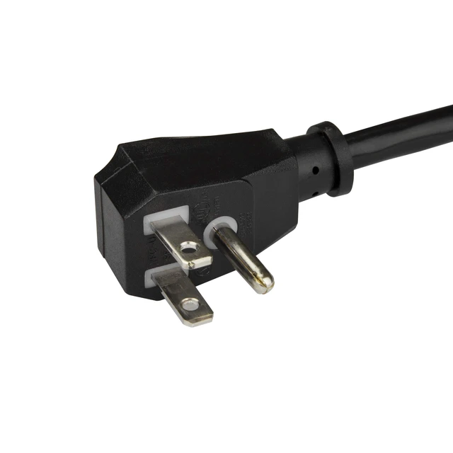 Alt view image 3 of 3 - 6ft (2m) Computer Power Cord, Flat NEMA 5-15P to C13, 10A 125V, 18AWG, Black Replacement AC Power Cord, PC Power Supply Cable, Monitor/Printer Power Cable - UL Listed (PXTF1016)