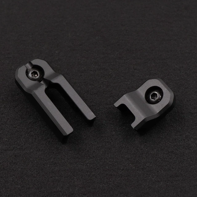 Alt view image 6 of 7 - Mlok Pressure Switch Mount Plate Aluminum, for Fe-ya-chI Series FL11, FL14, FL17, FL22, FL27, FL31, FL34, FL37 Weapon Lights Remote Tape Switch Mounting (Black)