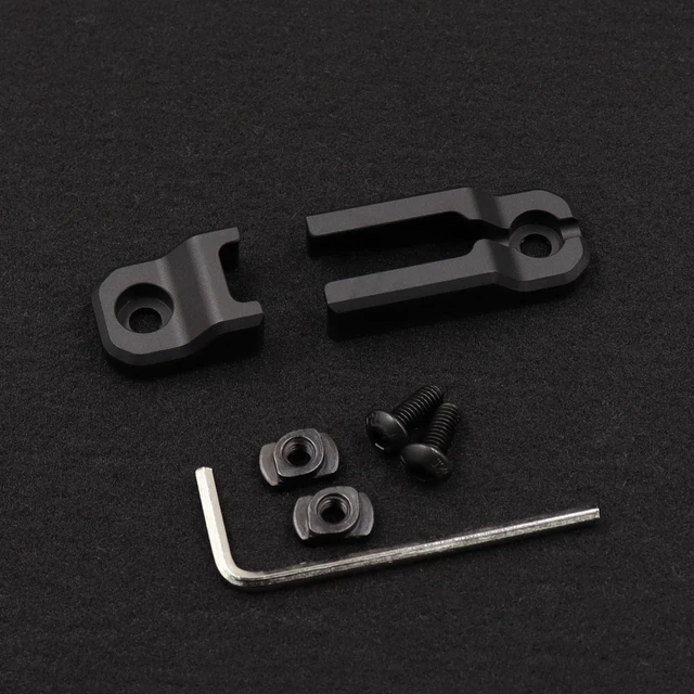 Alt view image 5 of 7 - Mlok Pressure Switch Mount Plate Aluminum, for Fe-ya-chI Series FL11, FL14, FL17, FL22, FL27, FL31, FL34, FL37 Weapon Lights Remote Tape Switch Mounting (Black)