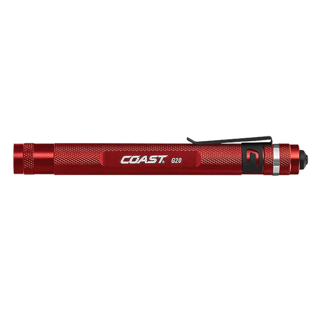 Alt view image 4 of 5 - G20 Inspection Beam LED Penlight with Adjustable Pocket Clip and Consistent Edge-To-Edge Brightness, Red, 54 lumens