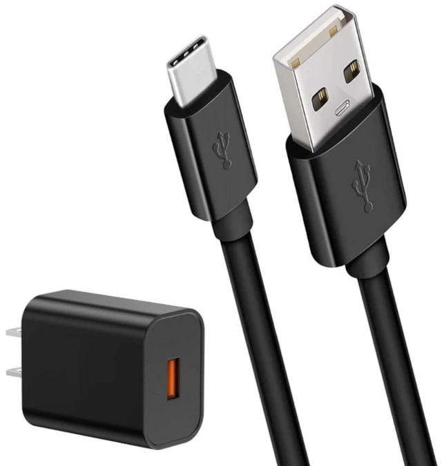 Main image of USB-C Cable Cord & AC Adapter Wall Block Power Supply for Portable Monitors | For MNN, KYY, ARZOPA, InnoView, UPERFECT, c-force, ReHisk, ForHelp, HotYeah, VILVA, ViewSonic, VisionOwl