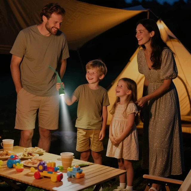 Alt view image 6 of 7 - Kids Silicone Flashlight, Dimmable Flashlight for Toddlers Kids Boys Girls, Rechargeable Hanging Night Light for Camping, Night Walks and Home Use, Fun Animal Themed Portable Torch