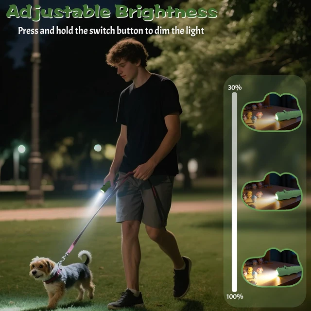 Alt view image 3 of 7 - Kids Silicone Flashlight, Dimmable Flashlight for Toddlers Kids Boys Girls, Rechargeable Hanging Night Light for Camping, Night Walks and Home Use, Fun Animal Themed Portable Torch