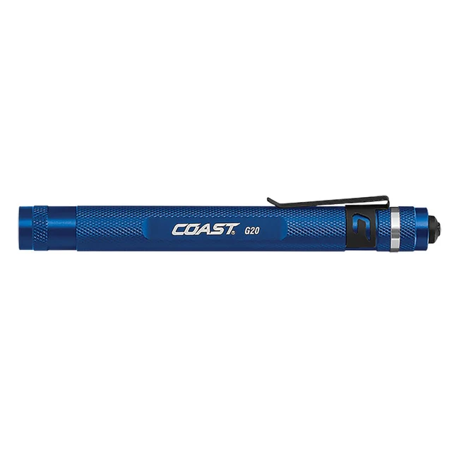 Alt view image 4 of 5 - G20 Inspection Beam LED Penlight with Adjustable Pocket Clip and Consistent Edge-To-Edge Brightness, Blue, 54 lumens