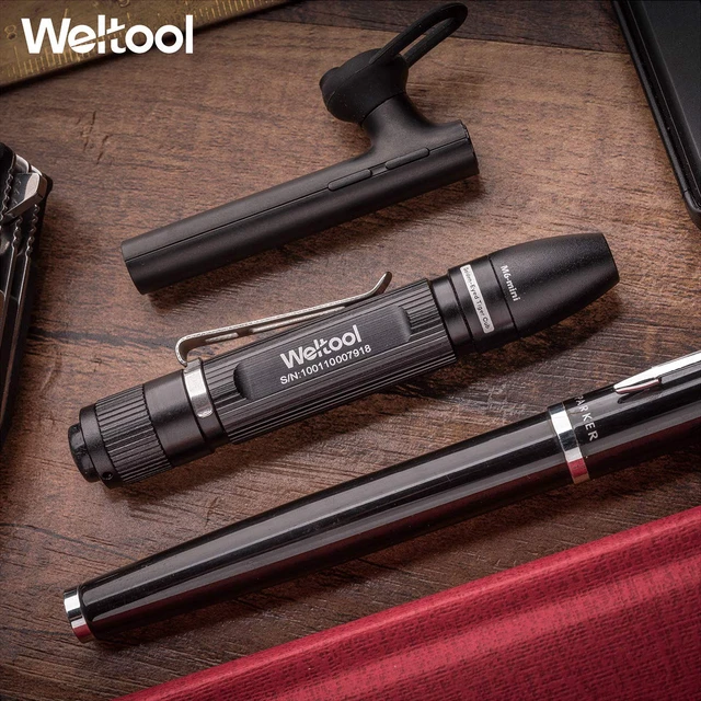 Alt view image 6 of 7 - M6-Mini LED Cap Flashlight Ultra-Compact, 3000K Warm White EDC Pocket Light with Clip No-Glare Even Beam- High Color Rendering of 85% - Perfect Pen Light - for Inspection Reading by AAA Cell