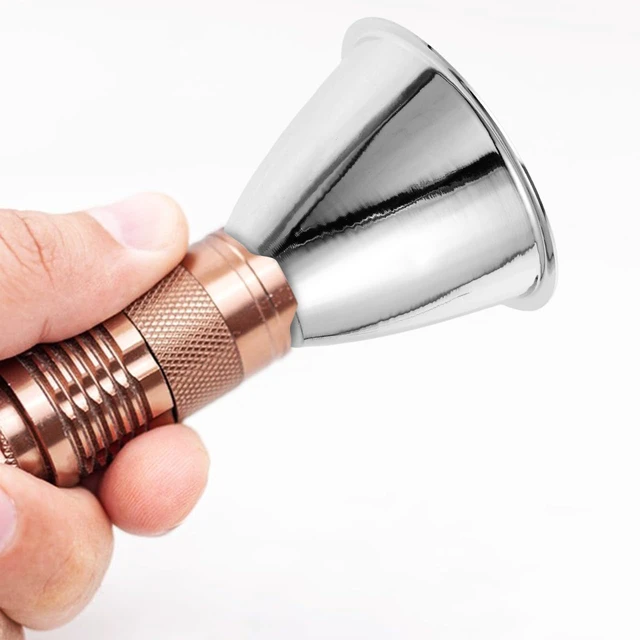 Alt view image 6 of 7 - Led Flashlight Reflector Cup Spotlight Replacement Reflector Accessory Part Metal Flashlight Cup Light Fixture Shade for Outdoor Camping 2.95X2.04X0.82 in