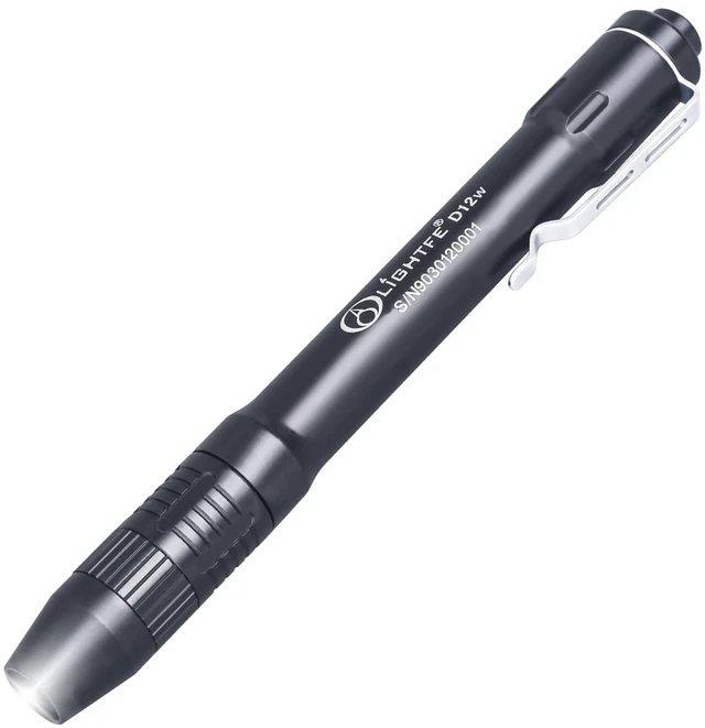 Main image of D12 Zoomable Pen Light, Reusable Medical Pocket Light with Clip, Waterproof and Anti-Drop White Light Penlight Flashlight, Medical Penlight for Nurses, Doctors and Nursing Students