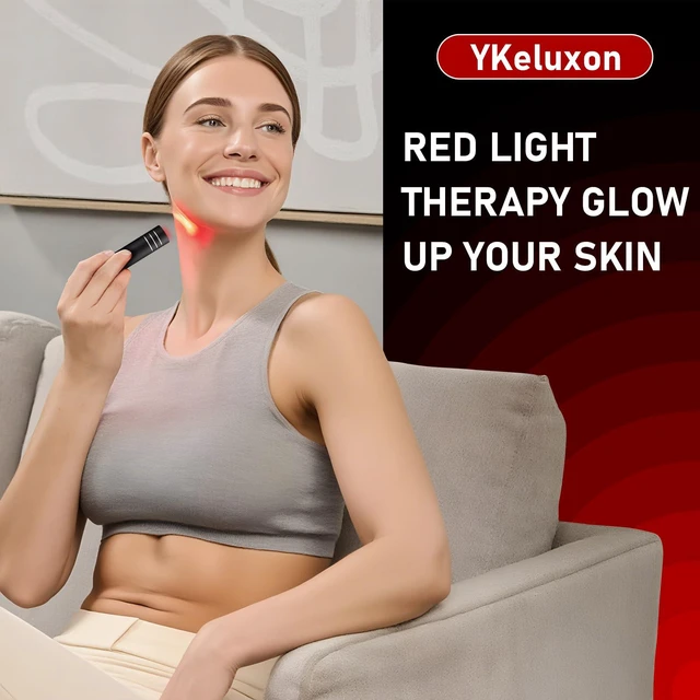 Alt view image 2 of 7 - Infrared Red Light & Near Infrared Therapy Device for Joint Muscle | Red Light Therapy Torch, Portable 660nm 850nm LED Light Therapy Wand, Suitable for Body, Face, Neck, Back,Knee