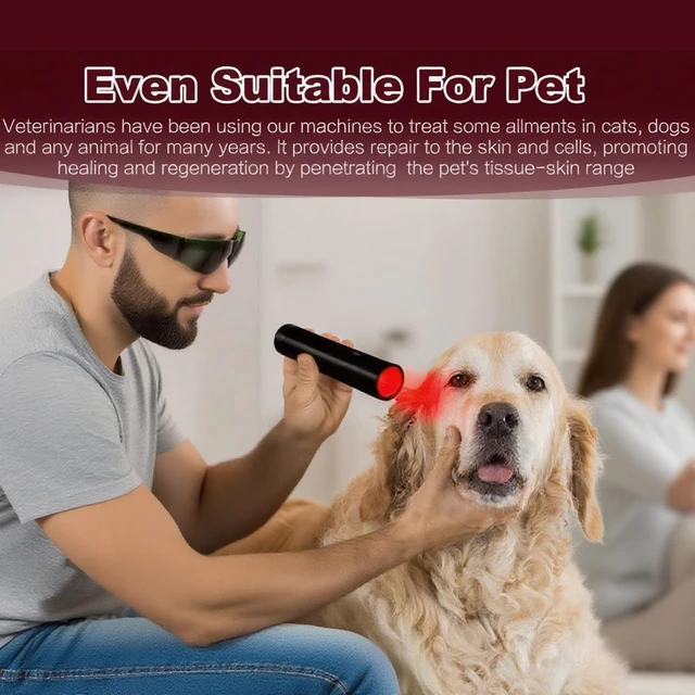 Alt view image 5 of 7 - Infrared Red Light & Near Infrared Therapy Device for Joint Muscle | Red Light Therapy Torch, Portable 660nm 850nm LED Light Therapy Wand, Suitable for Body, Face, Neck, Back,Knee