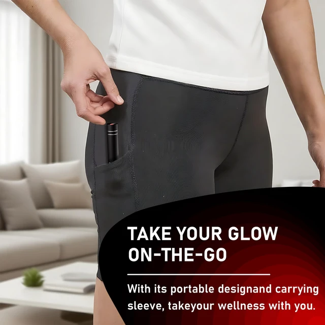 Alt view image 7 of 7 - Infrared Red Light & Near Infrared Therapy Device for Joint Muscle | Red Light Therapy Torch, Portable 660nm 850nm LED Light Therapy Wand, Suitable for Body, Face, Neck, Back,Knee