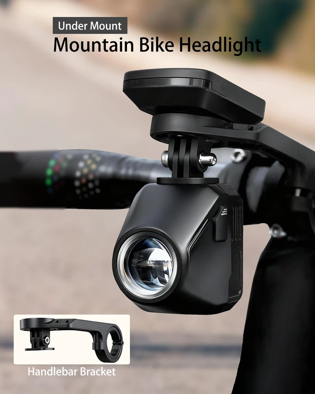 Alt view image 3 of 7 - Bike Light for Night Riding, Front Bike Lights 1600 Lumens USB-C Rechargeable Bicycle Light IP66 Waterproof Bike Headlight for City Commuting Night Riding Cycling