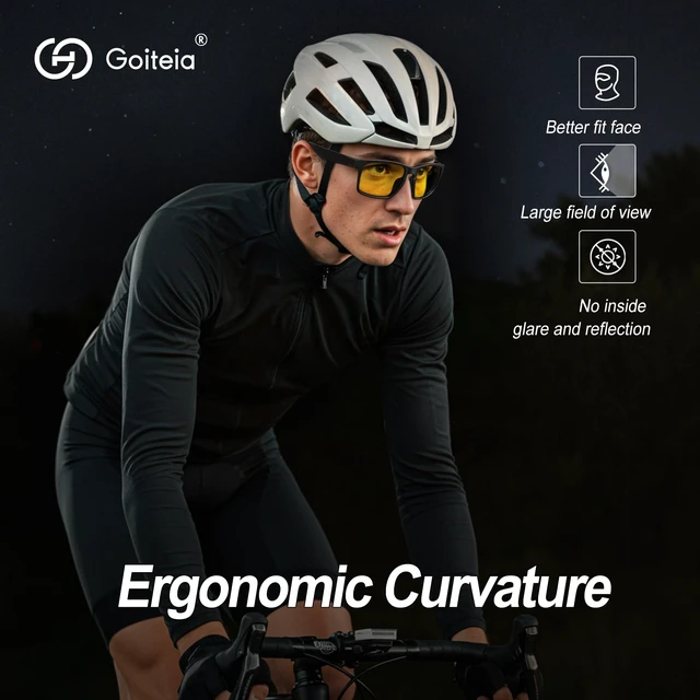 Alt view image 4 of 7 - Night Driving Glasses for Men & Women - Yellow Anti-Glare | Yellow Night Vision Lenses - Dual-Layer AR Coating - Ultra-Light TR90 Frame - for Headlight/LED Glare