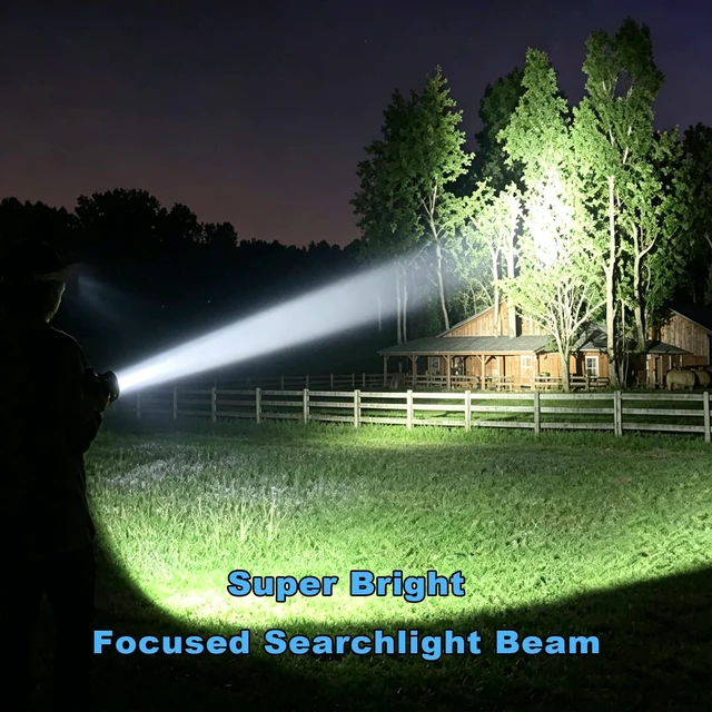 Alt view image 3 of 7 - Bright Headlamp Rechargeable LED Torch for Mining,Camping, Hiking, Fishing