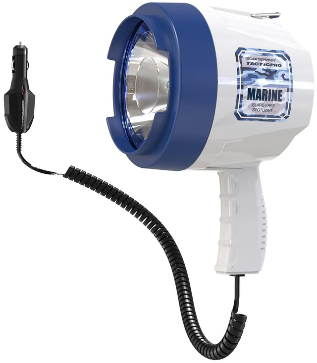 Main image of Spotlight Outdoor Handheld 12v Spot Light 1200 Lumen spotlights with Cigarette Lighter for Boat Marine Glare-Free Bright Plug in Spotlight for Car Corded Floodlight