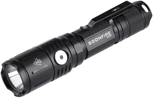 Main image of MX65 Tactical Flashlight 1060 Lumens Built-in a Fast Charging Rechargeable LED Handheld Flashlights 5 Brightness Waterproof Flashlight