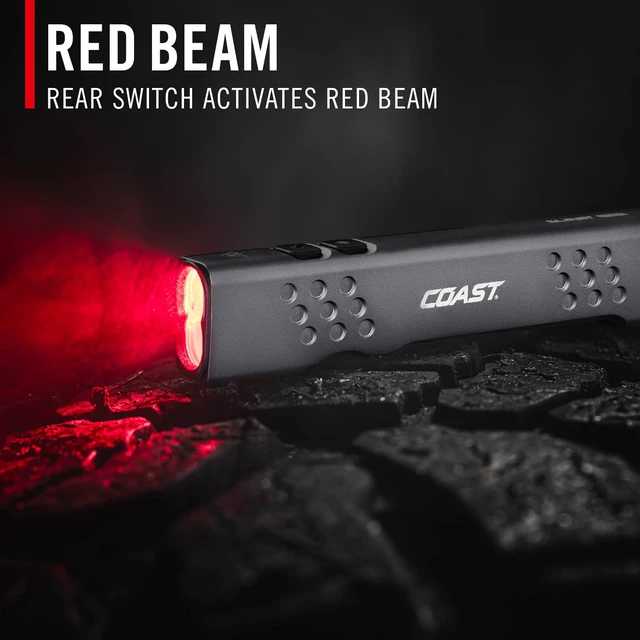 Alt view image 2 of 2 - Slayer MAX 1000 Lumen Rechargeable LED Flashlight with 6 Light Modes, Magnetic Base and Red Beam, IP67 Waterproof