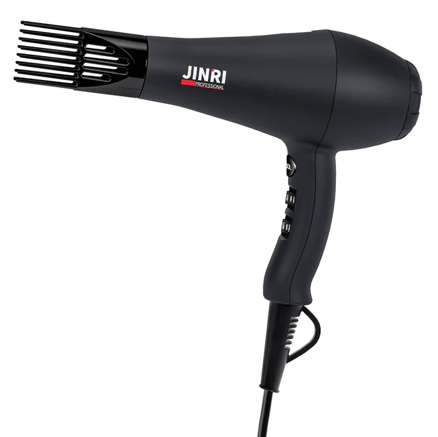 Alt view image 7 of 7 - Ionic Hair Dryer with Diffuser & Comb and Concentrator, Lightweight Quiet Infrared Blow Dryer, Powerful 1875 Watt Motor for Smooth and Fast Drying Hair, Black