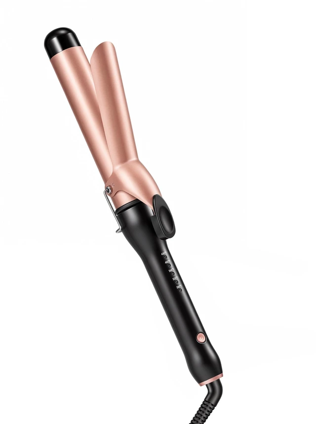 Main image of 1.25 Inch Curling Iron, Tourmaline Ceramic Hair Curler with Clamp, 5 Heat Settings 280°F-430°F, 30s Fast Heating, Dual Voltage, 60-Min Auto Shut-Off, for Loose Curls and Soft Natural Waves