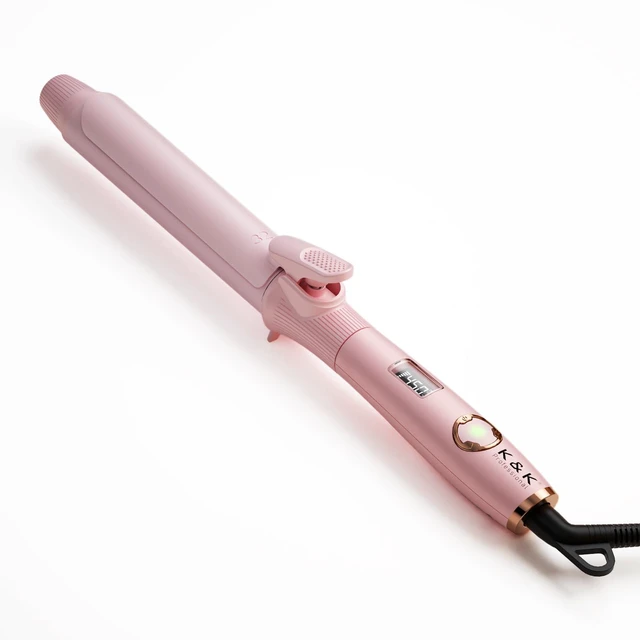 Main image of 1.25 Inch Curling Iron with Clip, Ceramic Hair Curler, Dual Voltage | 1 1/4 inch ceramic tourmaline barrel with a clamp creates loose, bouncy waves and lasting volume