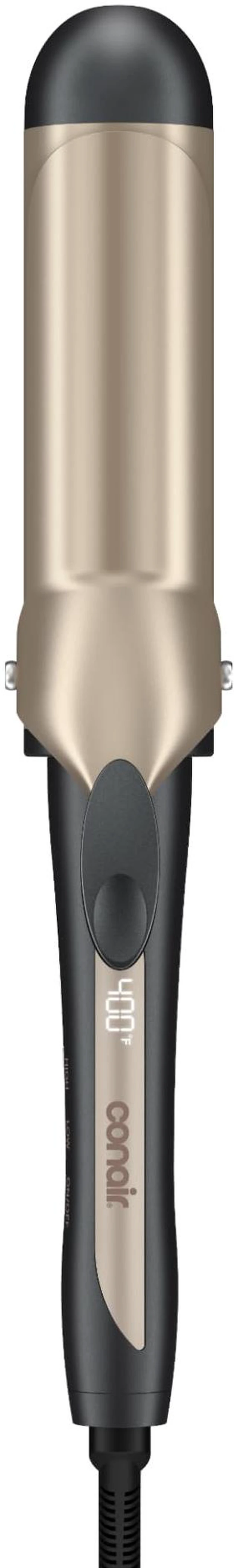 Main image of Curling Iron, Adjustable Heat, 1.75" Ceramic Barrel | Clamp curling iron for loose curls and beach waves on medium to long hair, 30-second power up, 5 heat settings to 400°F