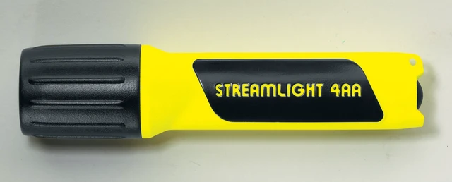 Alt view image 3 of 5 - 68201 ProPolymer 4AA HAZ-LO 67-Lumen Flashlight, Yellow | 900 candela peak beam; durable polymer body; IPX7 waterproof