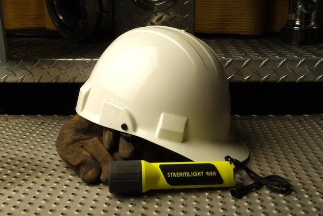 Alt view image 4 of 5 - 68201 ProPolymer 4AA HAZ-LO 67-Lumen Flashlight, Yellow | 900 candela peak beam; durable polymer body; IPX7 waterproof
