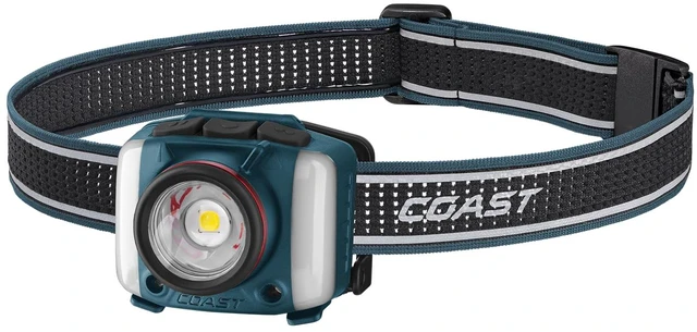 Main image of FL97R Voice-Controlled 1200 Lumen Rechargeable LED Headlamp with Pure Beam Spot & Flood, ARC Lighting, Red & Green Color Modes, Glide Focus Radial Arm Dial and USB-C Charge Port, Ocean Blue