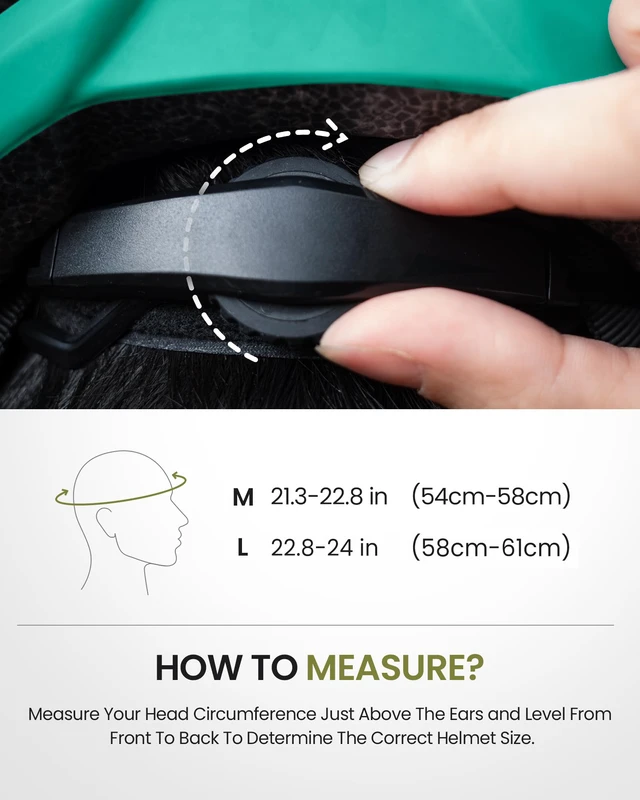 Alt view image 4 of 7 - Adult Bike Helmet LED Light & Magnetic Goggles | Rechargeable Rear LED Light, Detachable Magnetic Goggles, Removable Sun Visor, Breathable Padding, Lightweight, Fit Well