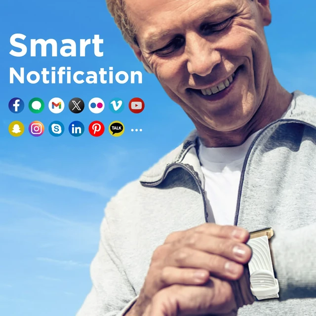 Alt view image 4 of 7 - Moto Watch 70 - Health and Fitness Bluetooth Smartwatch for Every Day Wear, Advanced Health Features, Up to 10 Days Battery Life - Compatible with Android and iOS - Rose Gold