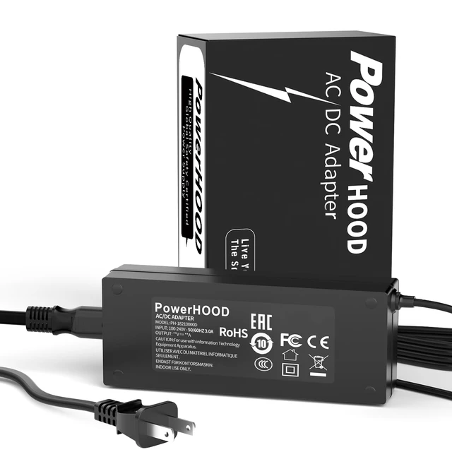 Alt view image 3 of 7 - 18V AC/DC Adapter Compatible with ApoloSign 32-Inch 24-Inch Smart Screen 1080p Portable Monitor SW3295T Pro SW2495T Pro Portable TV 18VDC DC18V 18 Volt Power Supply Cord Charger Cable PSU