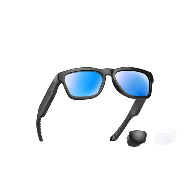 Main image of Open Ear Smart Glasses, UV400 Z87.1 Lightweight Bluetooth Sunglasses | Up to 10H Playtime, Hands-Free Calling, Music Playback, Voice Control, Polarized Lens, Unisex for Daily Wear & Outdoor Sports
