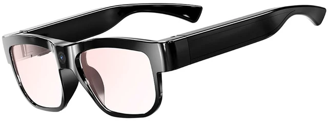Main image of Camera Glasses Smart Glasses with Camera Outdoor Video Recording Wearable Black Glasses for Men Women adpot USB Port for Driving Riding Training Hiking