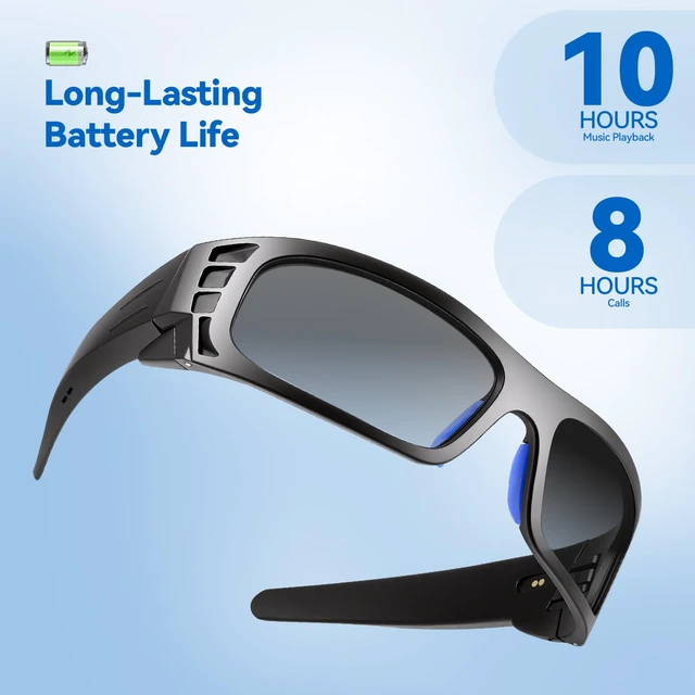 Alt view image 7 of 7 - AI Smart Glasses for Women Men with Real-Time Translation, Music & Hands-Free Calling, AI Vioce Assistant, Photochromic Lens with UV & Blue Light Protection Perfect for Hiking & Cycling