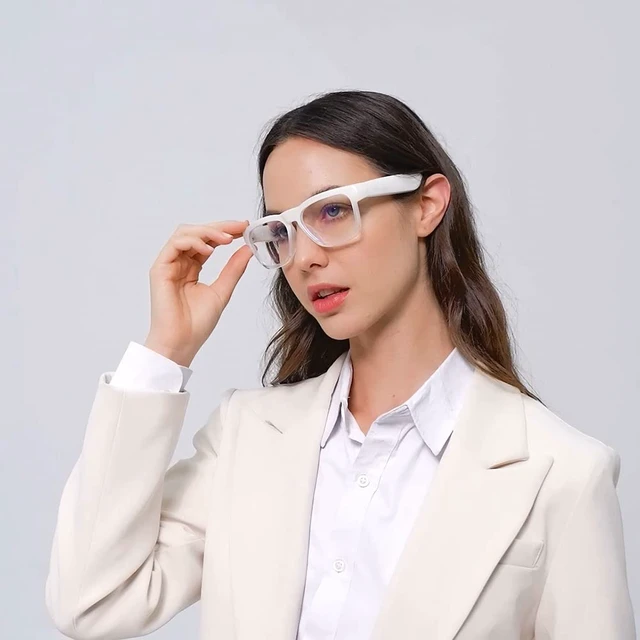 Alt view image 3 of 6 - Open Ear Smart Glasses, UV400 Z87.1 Lightweight Audio Bluetooth Glasses | Up to 10H Playtime, Hands-Free Calling, Music Playback, Voice Control, Blue Light Blocking Lens, Unisex for Daily & Outdoor