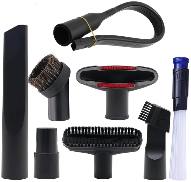Main image of 8 Pcs Universal Vacuum Attachments Brushes for Shop Vac Accessories | 1 1/4" Shop Vacuum Cleaner Attachments & Brushes Kit,1 1/4"&1 3/8 "Adapter Hose for Shop Vac, for Home Car Cleaning