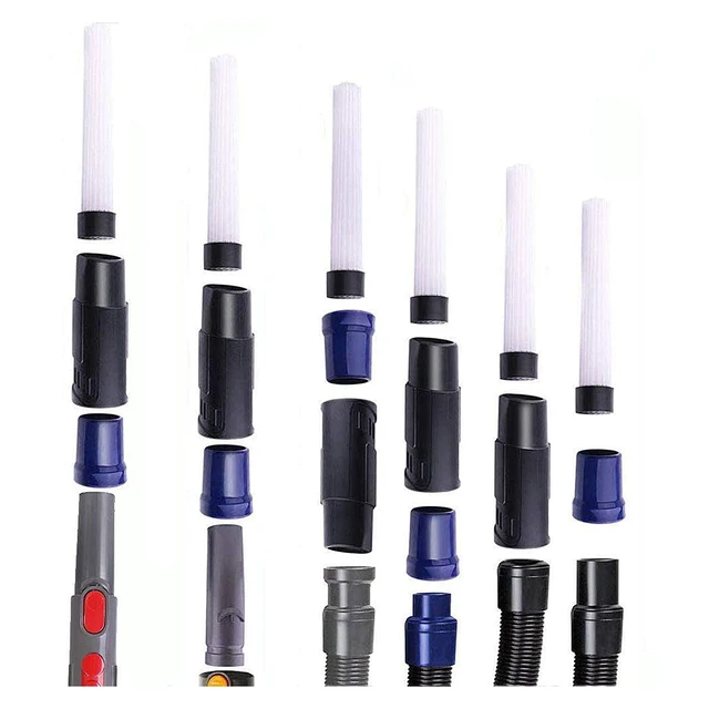 Alt view image 6 of 7 - 8 Pcs Universal Vacuum Attachments Brushes for Shop Vac Accessories | 1 1/4" Shop Vacuum Cleaner Attachments & Brushes Kit,1 1/4"&1 3/8 "Adapter Hose for Shop Vac, for Home Car Cleaning