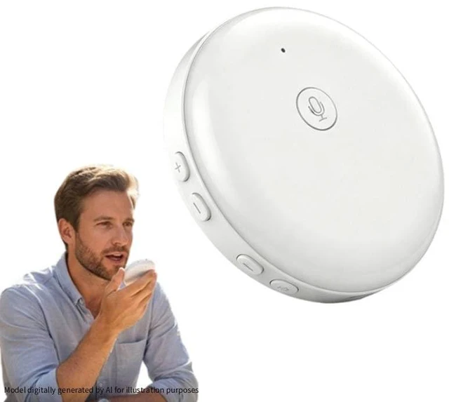 Main image of Wearable AI Translator Device, English Spanish Voice Translation | Real-Time AI Voice Translation with AI Language Learning & Vocabulary Review for Travel, Work and Daily Communication