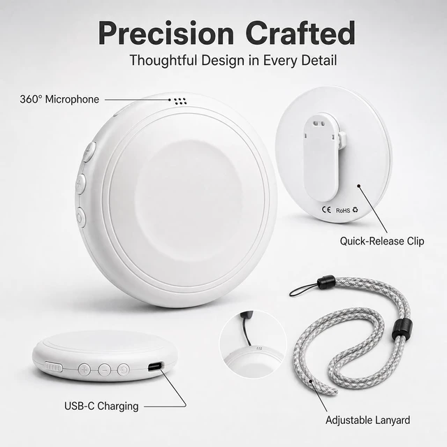 Alt view image 2 of 7 - Wearable Translator, Language Translator, Language Translator Device, Capable of translating 165 LanguagesForeign Language Practice