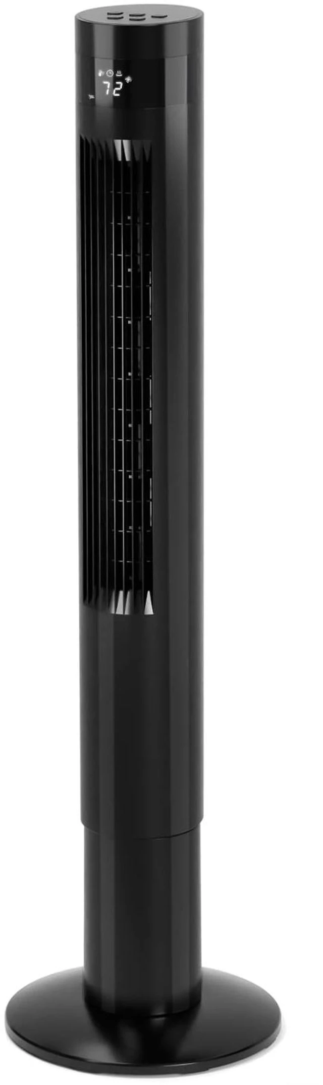 Main image of Tower Fan Portable Electric Oscillating Fan Quiet Cooling Remote Control Standing Bladeless Floor Fans 3 Speeds Wind Modes Timer Bedroom Office (43 inch, Black)