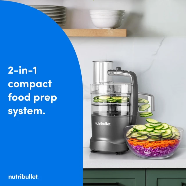 Alt view image 2 of 7 - Limitless Food Processor Gunmetal Gray