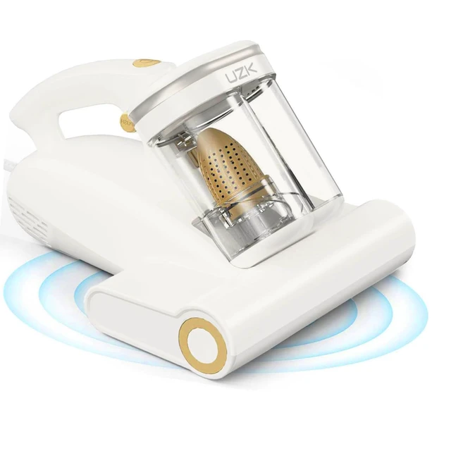 Main image of Bed Vacuum Cleaner Mattress Vacuum Cleaner,16Kpa Powerful Handheld Vacuums with UV-C Light & Double Dust Cup & High Heating & Ultrasonic & HEPA Filter for Bed Sofa(Corded,Grey White)