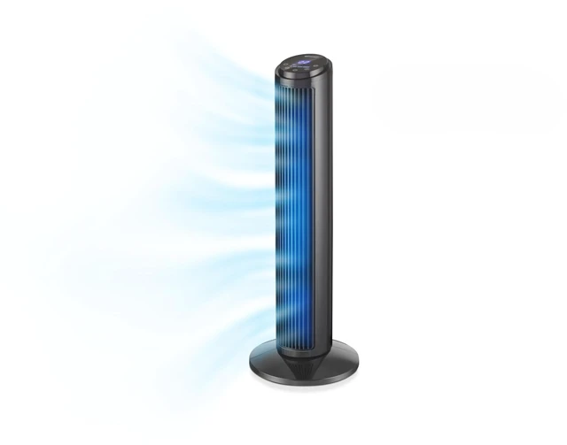 Main image of SmartVoice 29 Tower Fan, Wi-Fi Free Voice Control, Smart Tower Fan for Bedroom, 70° Oscillating, 3 Wind Speeds, 15-Hr Timer, Sleep Mode & Remote Control
